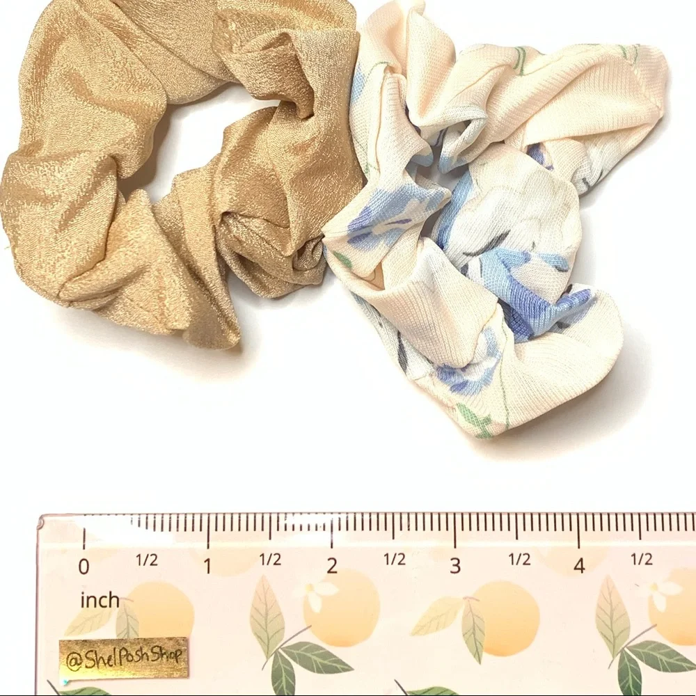 New Floral Scrunchie Set